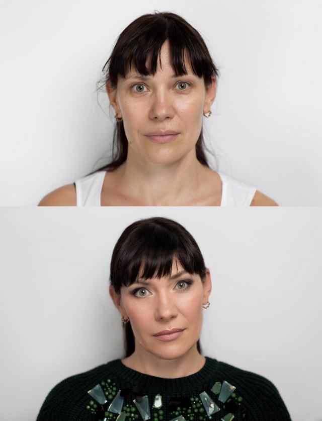 metamorfoza, makijaż przed i po, zdjęcia przed i po, makijaż 