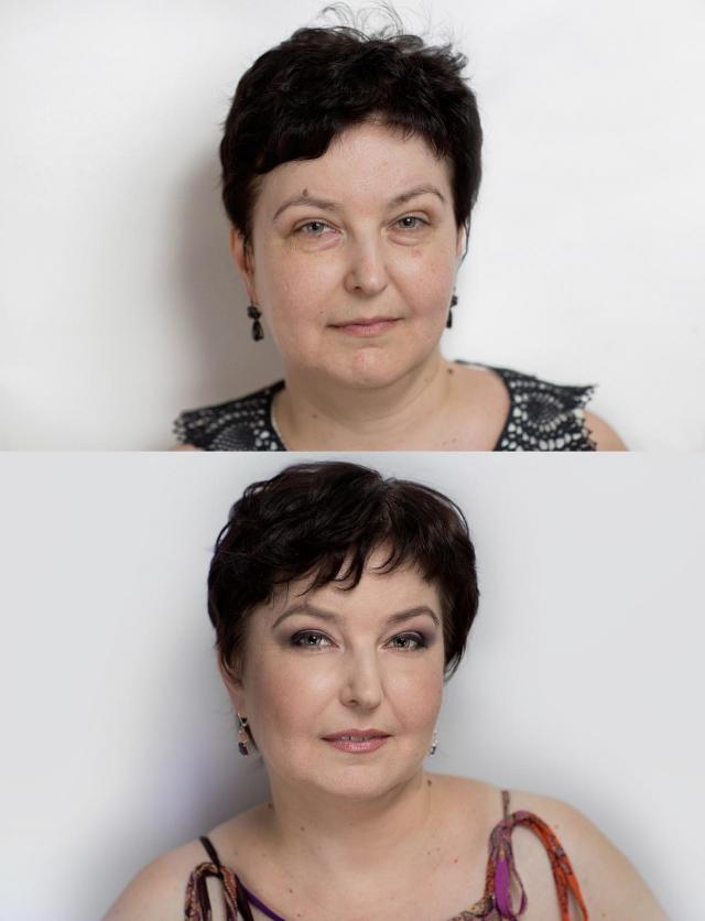 makijaż przed i po, zdjęcia przed i po, makijaż, metamorfoza 