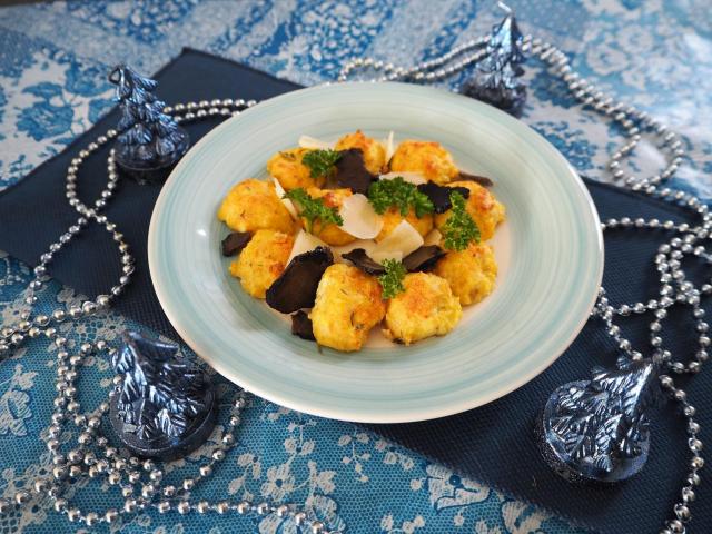 Gnocchi z ricottą, parmezanem i truflą