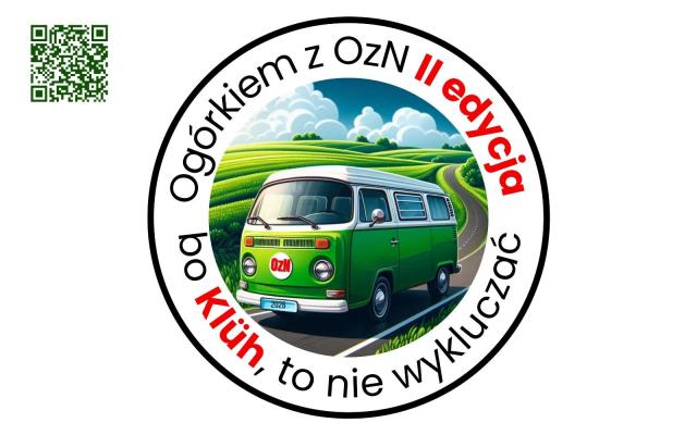 "Ogórkiem z OZN": Trasa przez Polskę z misją inkluzji,
bo Klueh to nie wykluczać